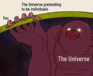 god, universe, connection